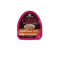Wellness Core Small Breed Savoury, Pui si Curcan, 85g